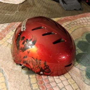 Bell Tony Hawk Skateboarding Helmet: Red
